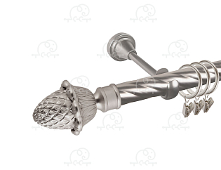 Карниз для штор однорядный «Магнолия» D25К сатин