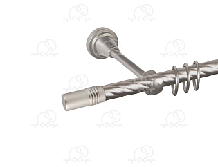 Карниз для штор однорядный «Цилиндр» D16К сатин