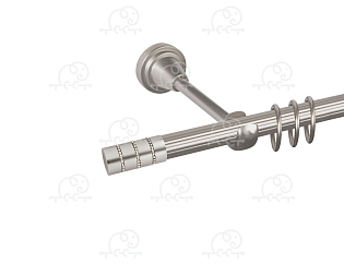 Карниз для штор однорядный «Лира» D16Р сатин