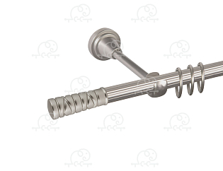 Карниз для штор однорядный «Торино» D16Р сатин