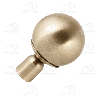 Наконечник для карниза D16 «Шар простой»