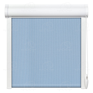 Рулонная штора «Эден» Небесно-голубой