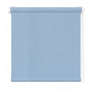 Рулонная штора «Эден» Небесно-голубой