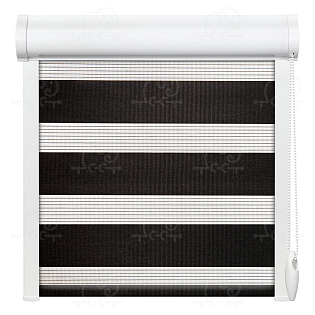 Рулонная штора «Баланс» Графит