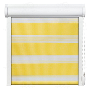 Рулонная штора «Баланс» Желтый