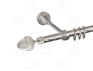 Карниз для штор однорядный «Милано» D16К сатин