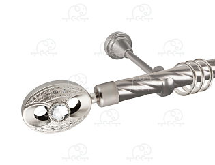 Карниз для штор однорядный «Игнацио» D25К сатин