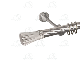 Карниз для штор однорядный «Буэнос» D25К сатин