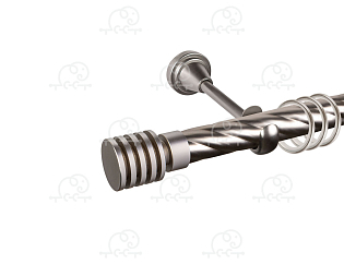 Карниз для штор однорядный «Наварра» D25К сатин