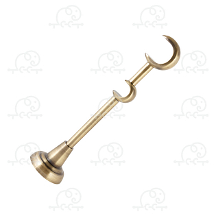 Кронштейн для карниза металлический стеновой D25/16  13/19см