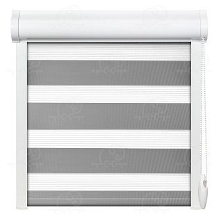 Рулонная штора «Мидлайт» Светло-серый