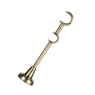 Кронштейн для карниза металлический стеновой D25/19