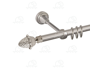 Карниз для штор однорядный «Магнолия» D16Р сатин