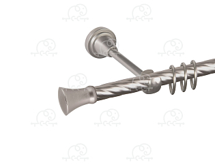 Карниз для штор однорядный «Монако» D16К сатин