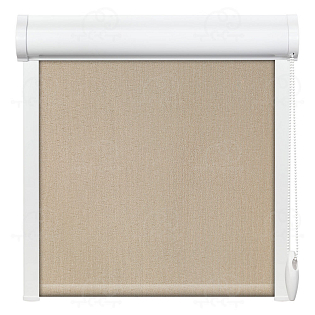 Рулонная штора «Моно» Серо-коричневый