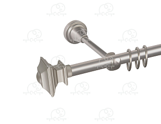 Карниз для штор однорядный «Верди» D16Г сатин