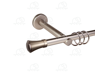 Карниз для штор однорядный «Анкона» D19Г сатин