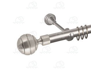 Карниз для штор однорядный «Триест» D25Г сатин