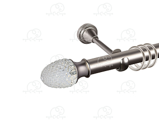 Карниз для штор однорядный «Версаль» D25Г сатин