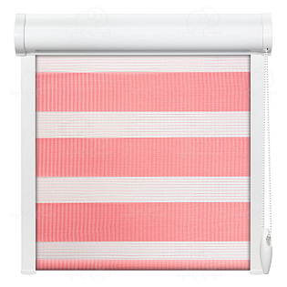 Рулонная штора «Баланс» Розовый