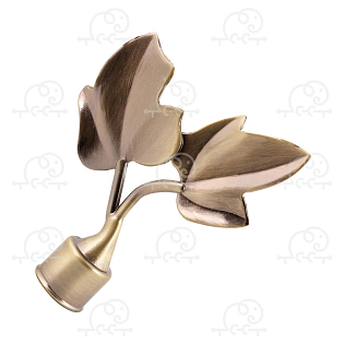 Наконечник для карниза D16 «Лист Ветка»