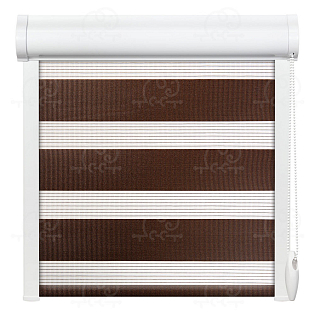 Рулонная штора «Баланс» Мокко