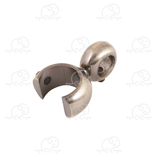 Кронштейн для карни-за дополнительный металлический для 3-й трубы D16