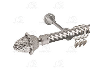 Карниз для штор однорядный «Магнолия» D25Р сатин