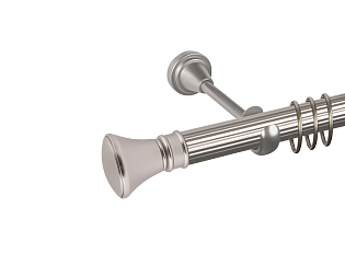 Карниз для штор однорядный «Колокол» D25Р сатин Карниз для штор однорядный «Колокол» D25Р сатин