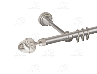 Карниз для штор однорядный «Милано» D16Г сатин