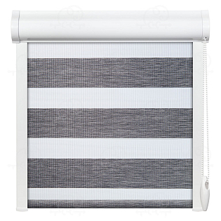 Рулонная штора «Вудэн» Темно-серый