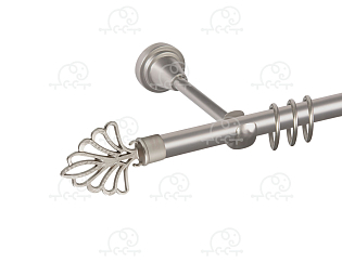 Карниз для штор однорядный «Веер» D16Г сатин