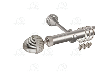 Карниз для штор однорядный «Милано» D25Г сатин