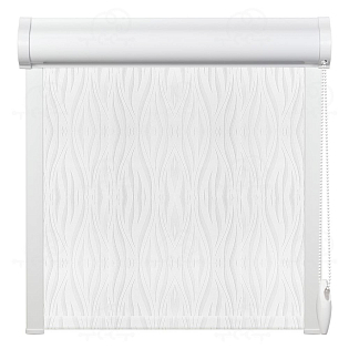 Рулонная штора «Делис» Белый