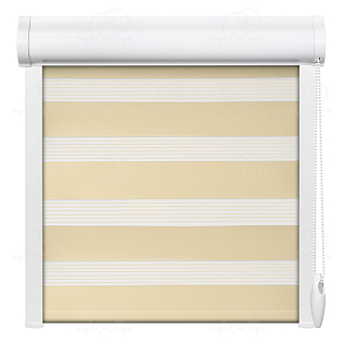 Рулонная штора «Мидлайт» Слоновая кость