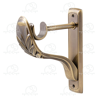 Кронштейн для карниза металлический стеновой Прованс D25