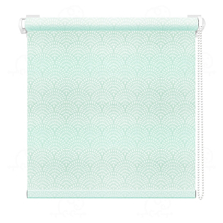 Рулонная штора «Сатин» Мята