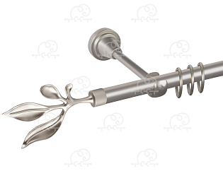 Карниз для штор однорядный «Баваро» D16Г сатин