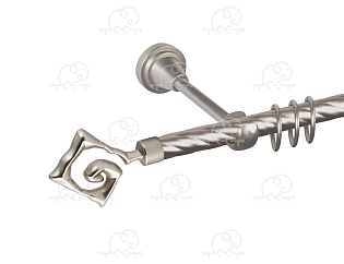 Карниз для штор однорядный «Лабиринт» D16К сатин