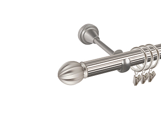 Карниз для штор однорядный «Тапас» D25Р сатин