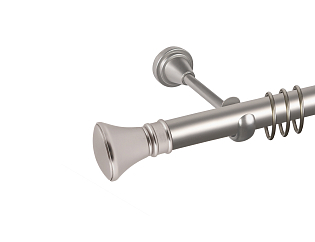 Карниз для штор однорядный «Колокол» D25Г сатин