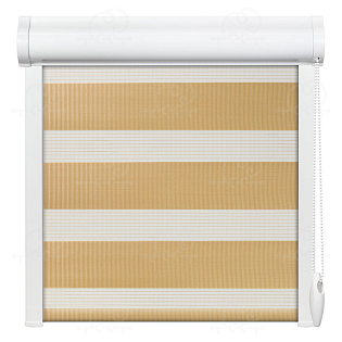 Рулонная штора «Баланс» Карамельный