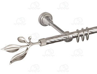 Карниз для штор однорядный «Баваро» D16К сатин