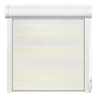 Рулонная штора «Баланс» Слоновая кость