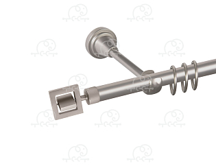 Карниз для штор однорядный «Венето» D16Г сатин