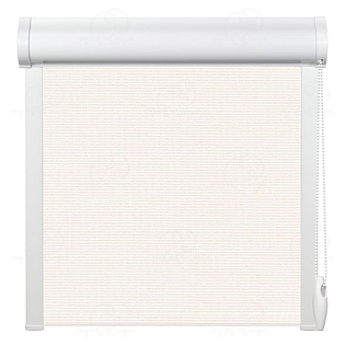 Рулонная штора «Оксфорд» Сливочный