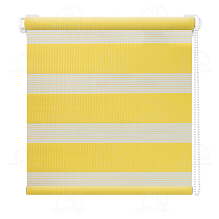 Рулонная штора «Баланс» Желтый