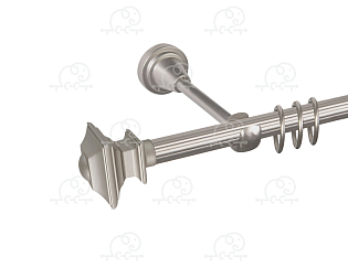 Карниз для штор однорядный «Верди» D16Р сатин