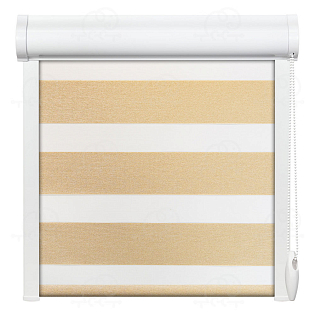 Рулонная штора «Ирис» Бежевый