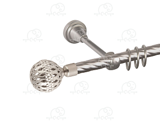 Карниз для штор однорядный «Гуидо» D16К сатин